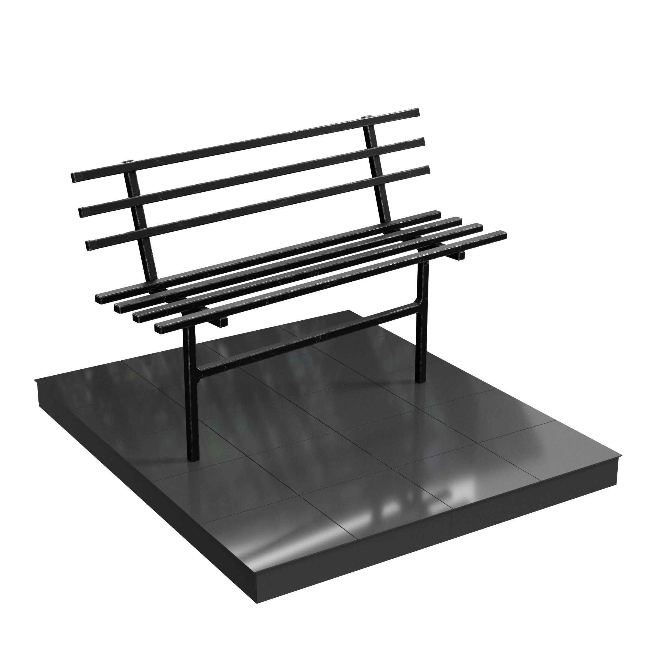 Металлическая скамейка LA-5