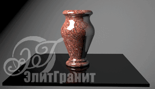 Ваза из токовского гранита - купить в Минске
